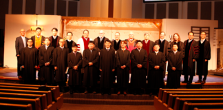 ‘복음으로 나아가라’ Fellowship Pacific교단 목사 안수식 거행