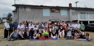 LFNM 선교팀이 밴쿠버 섬에서 드린 리튼을 위한 기도