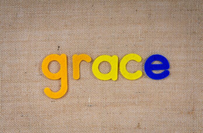 colorful grace text