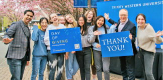 Trinity Western University 분쟁지역 출신 학생들을 위한 장학금 모금