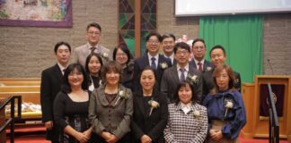 나무십자가한인교회 임직감사예배 드려